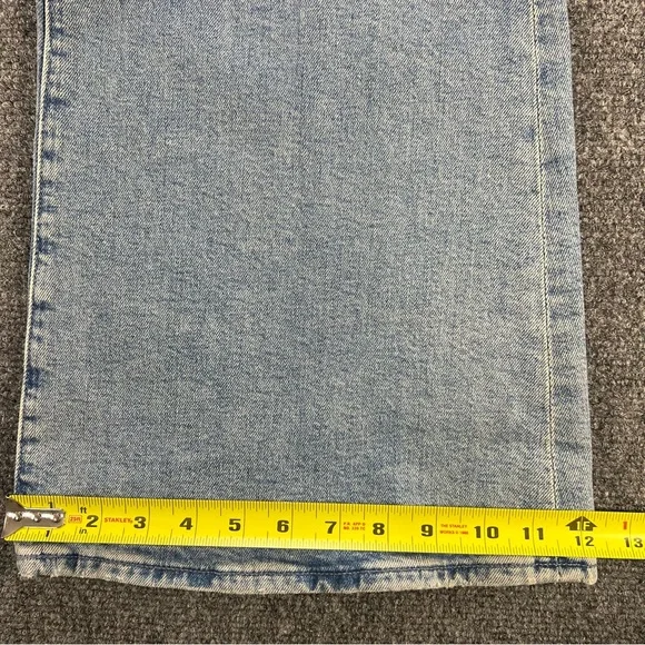 MOTHER Lil’ Tomcat Roller Sneak Jeans I Confess Wash Size 28 Wide Leg Flare - Picture 8 of 11